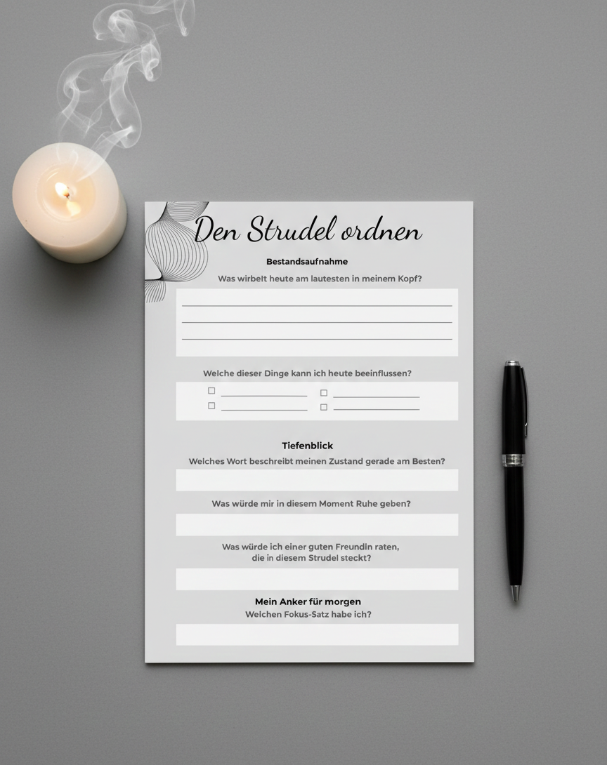 Mein Gedankenstrudel - digitales 3-teiliges Tagebuch