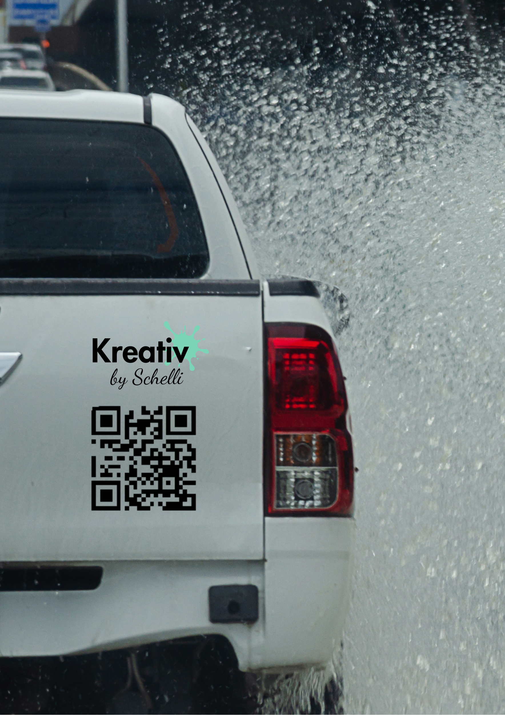 QR-Code Vinylaufkleber