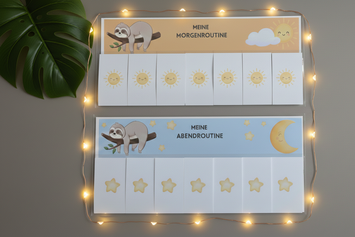  Routineplan Kinder - morgens und abends