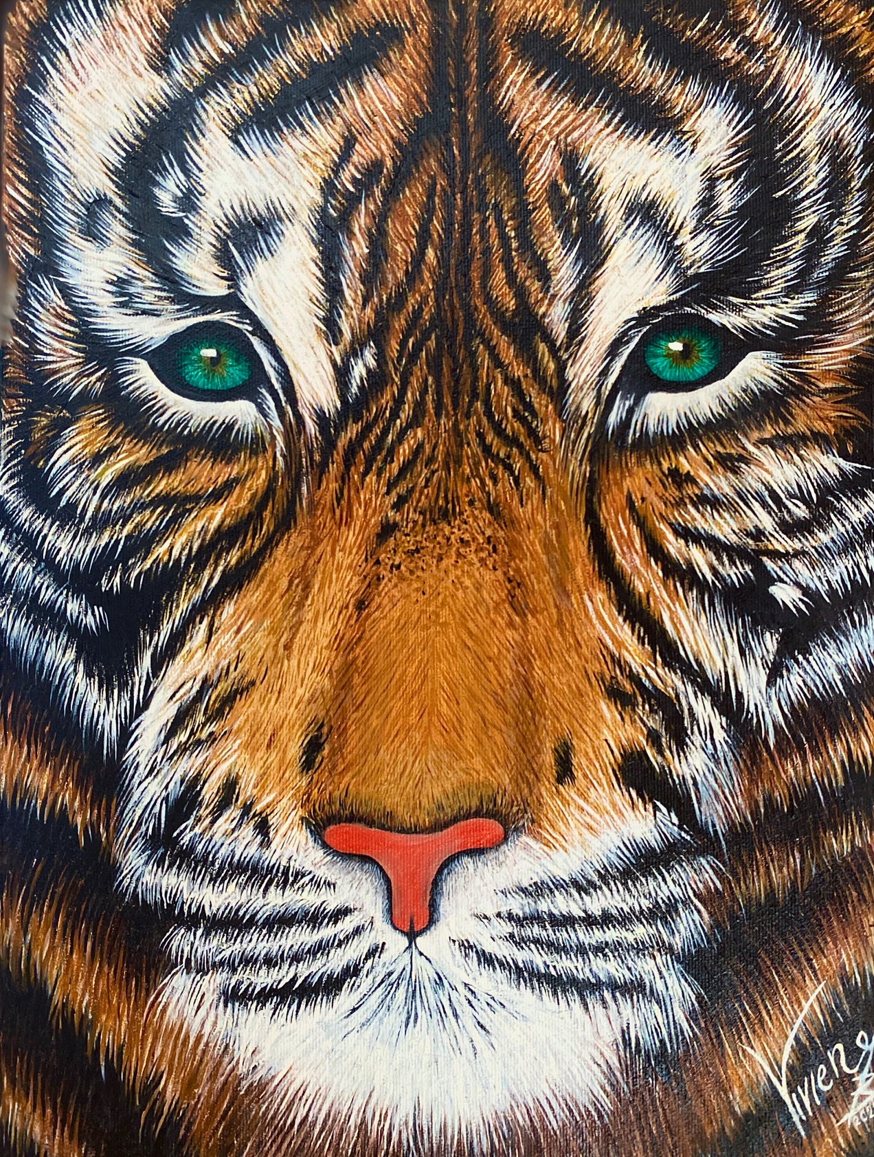 "Ticho šelmy" Originálna olejomaľba