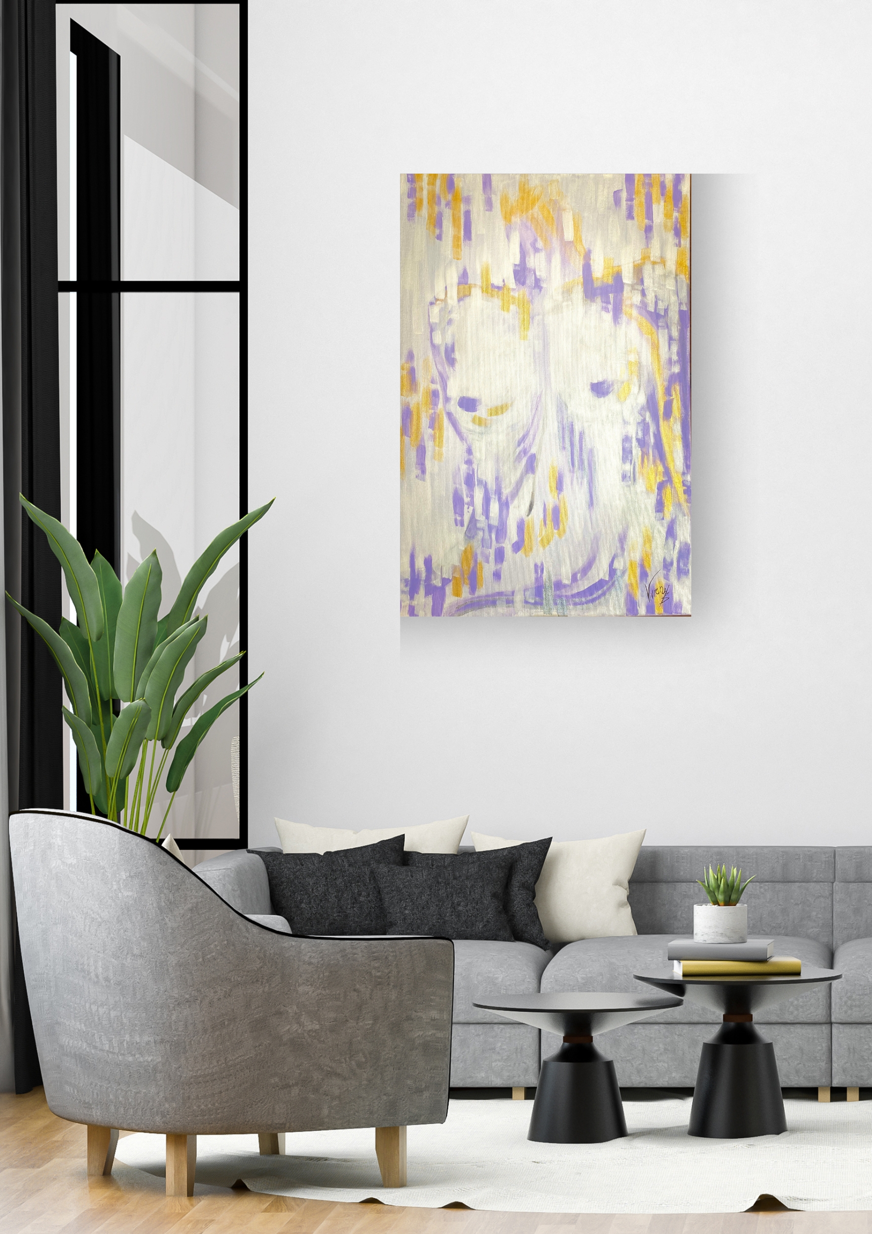 ´´Nezahaľuj sa´´ Originálna akrylomaľba