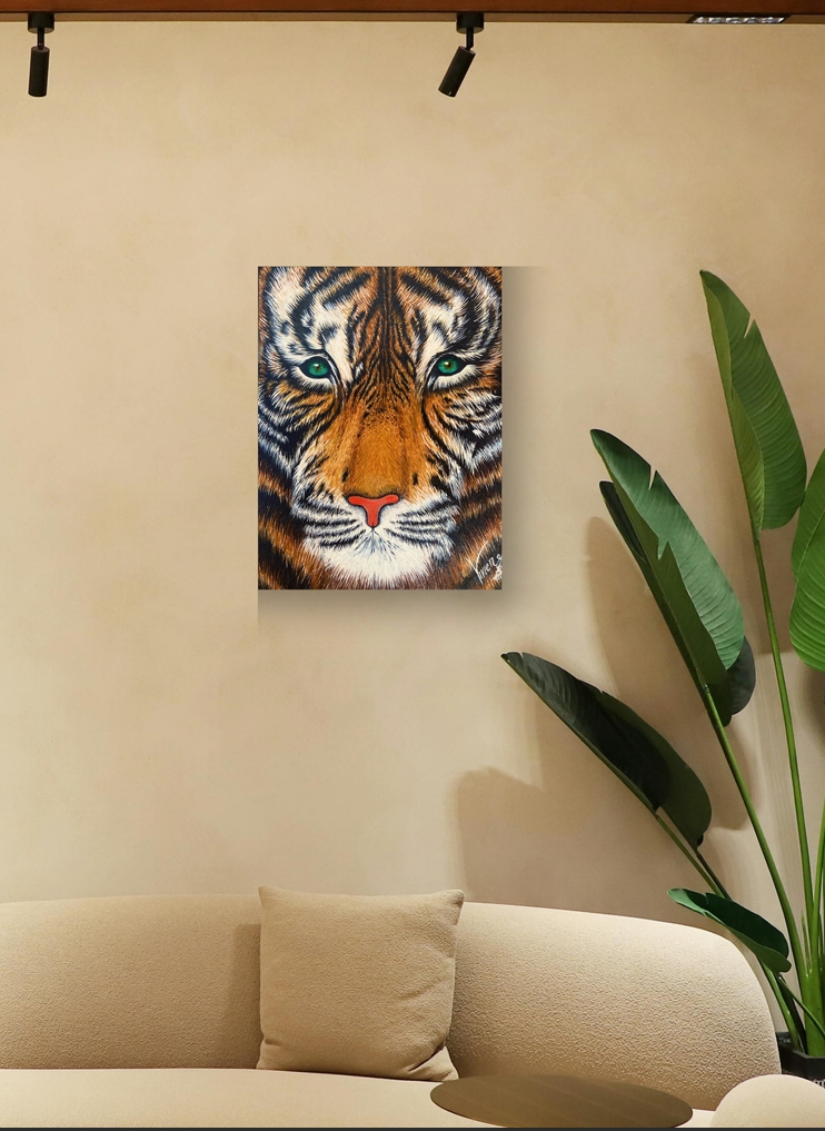 "Ticho šelmy" Originálna olejomaľba