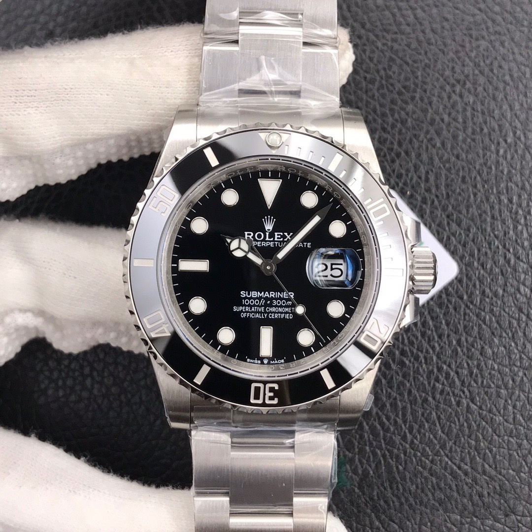 Submariner 41mm 126610LN 904L Ceramic Black Dial