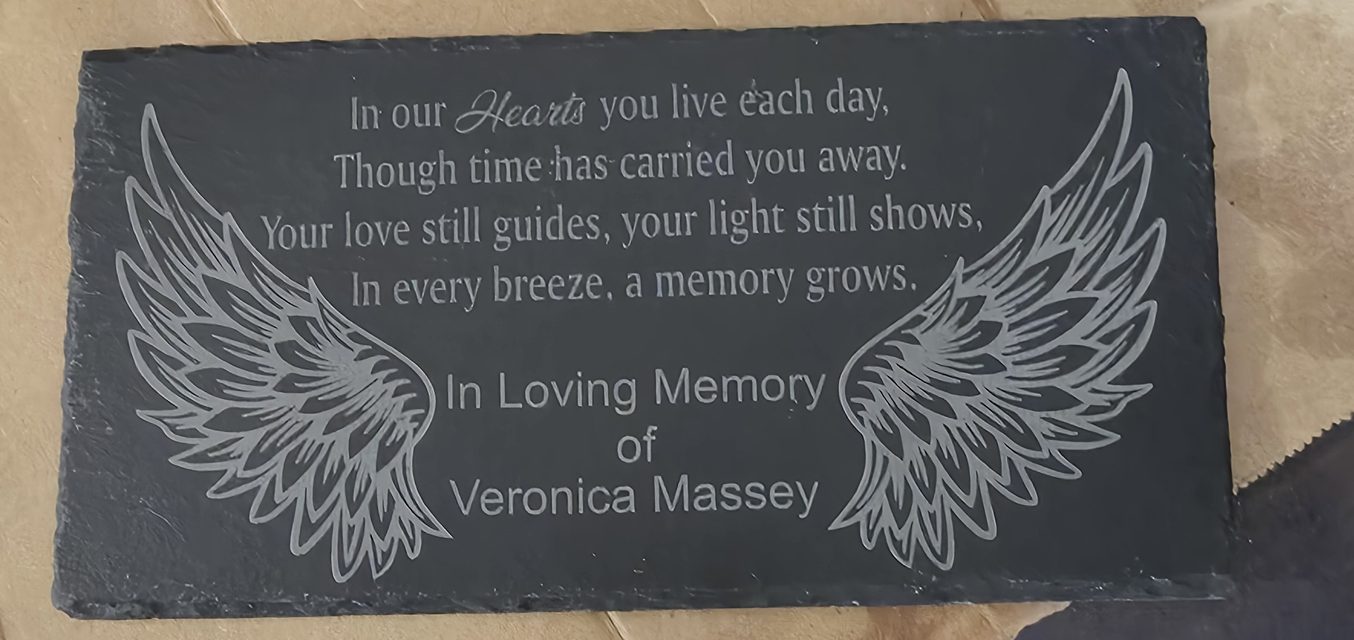 Personalized Memorial Slate Plaque