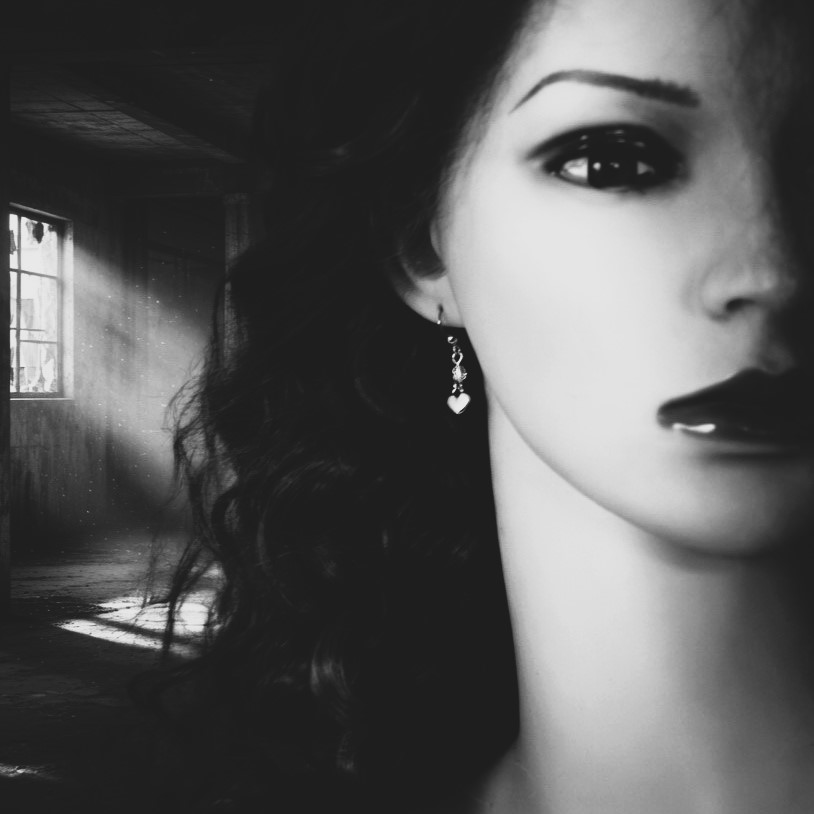 dangle earrings - dainty, lightweight silver heart with  inspirational card