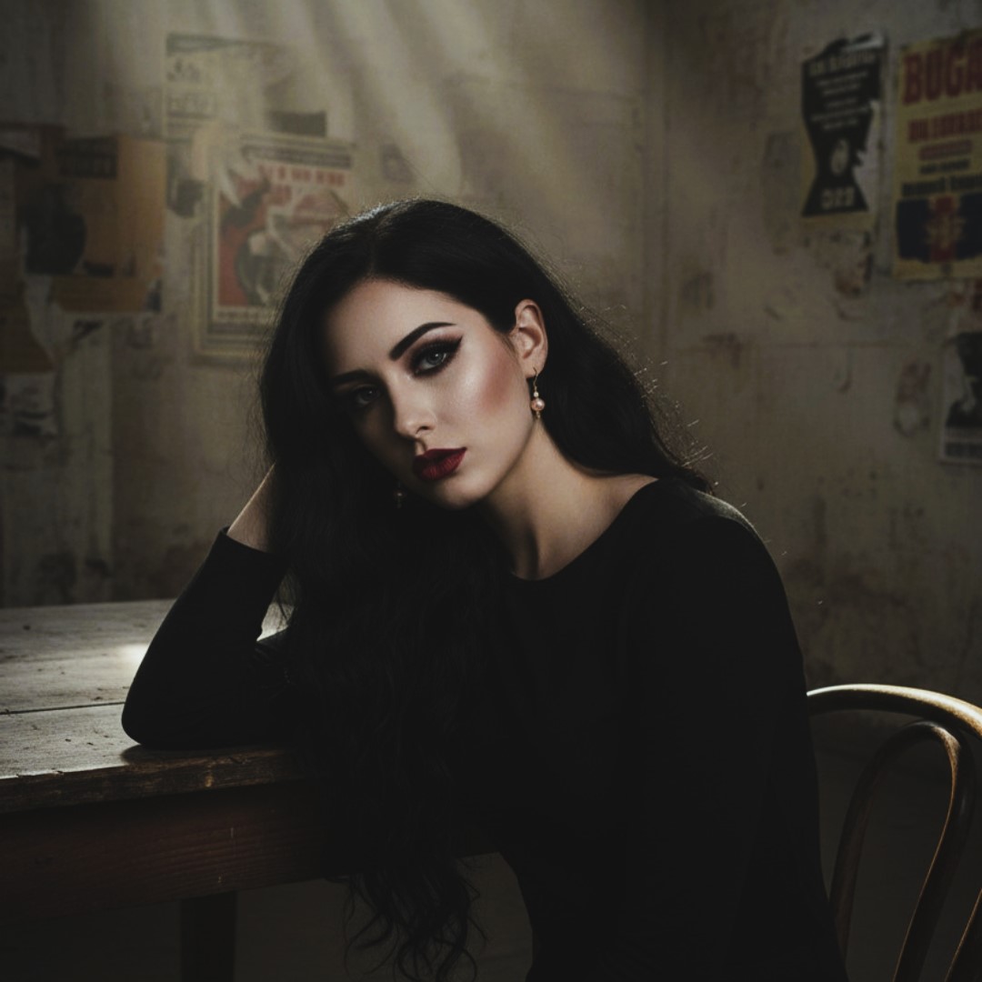 Pink glass pearl earrings with reflective card on engagement