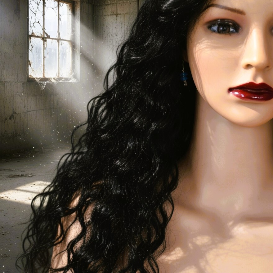 blue crystal and sea glass beaded drop earrings