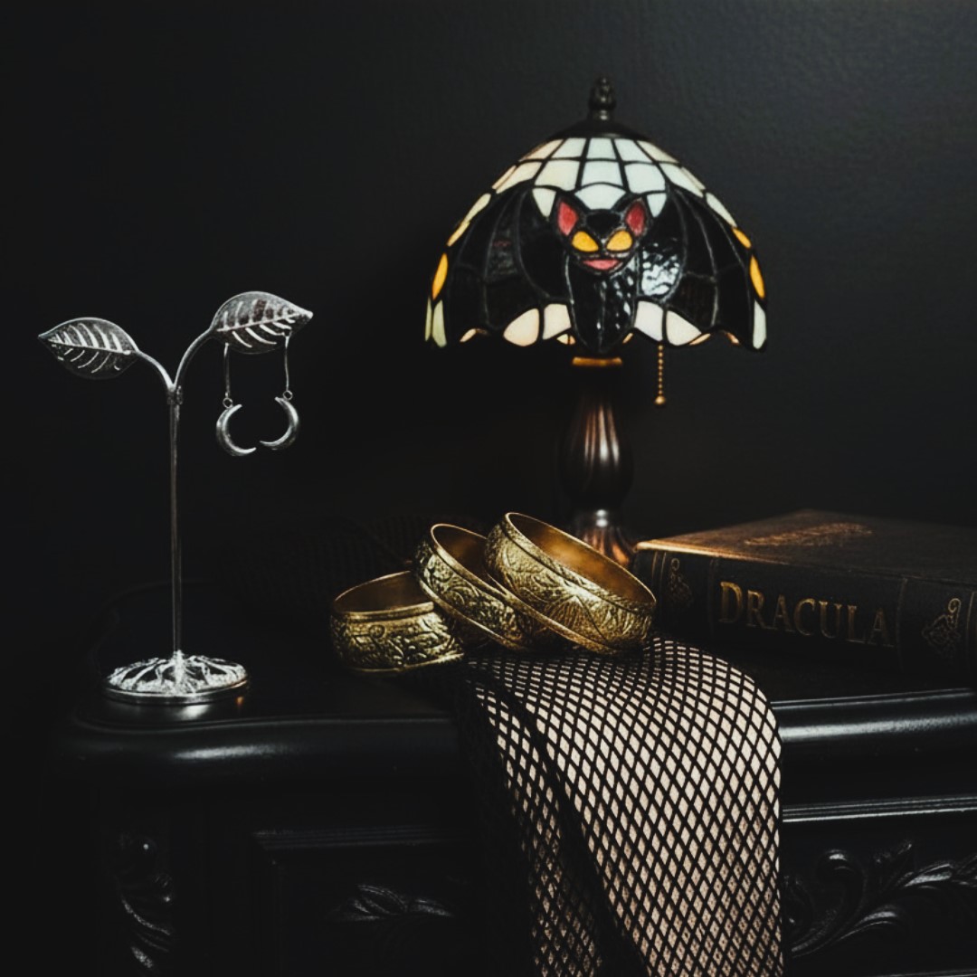 simple crescent moon dangle earrings