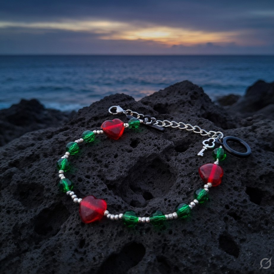 Christmas  bracelet with inspirational card