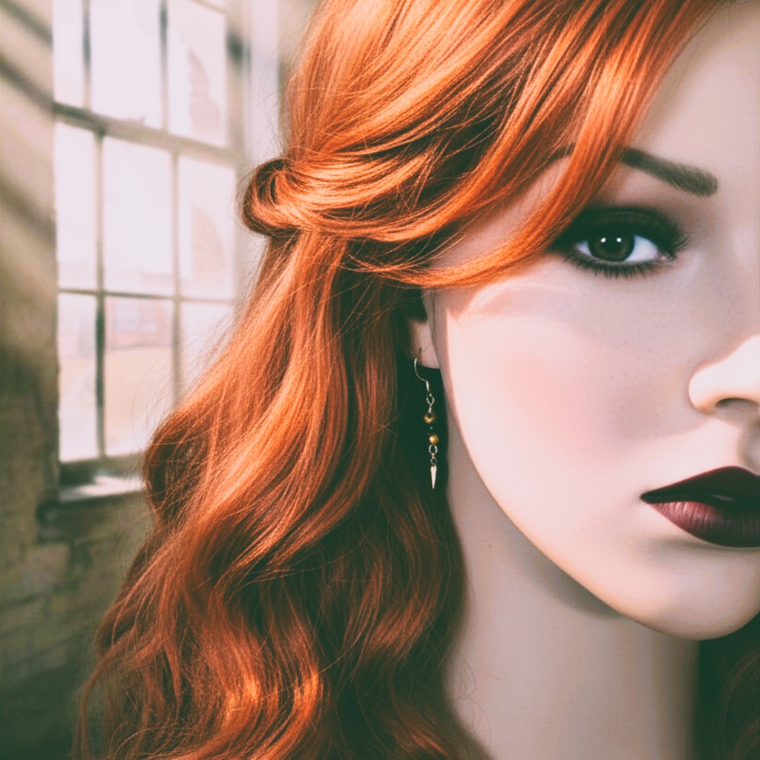 Busy bee earrings with inspirational card 