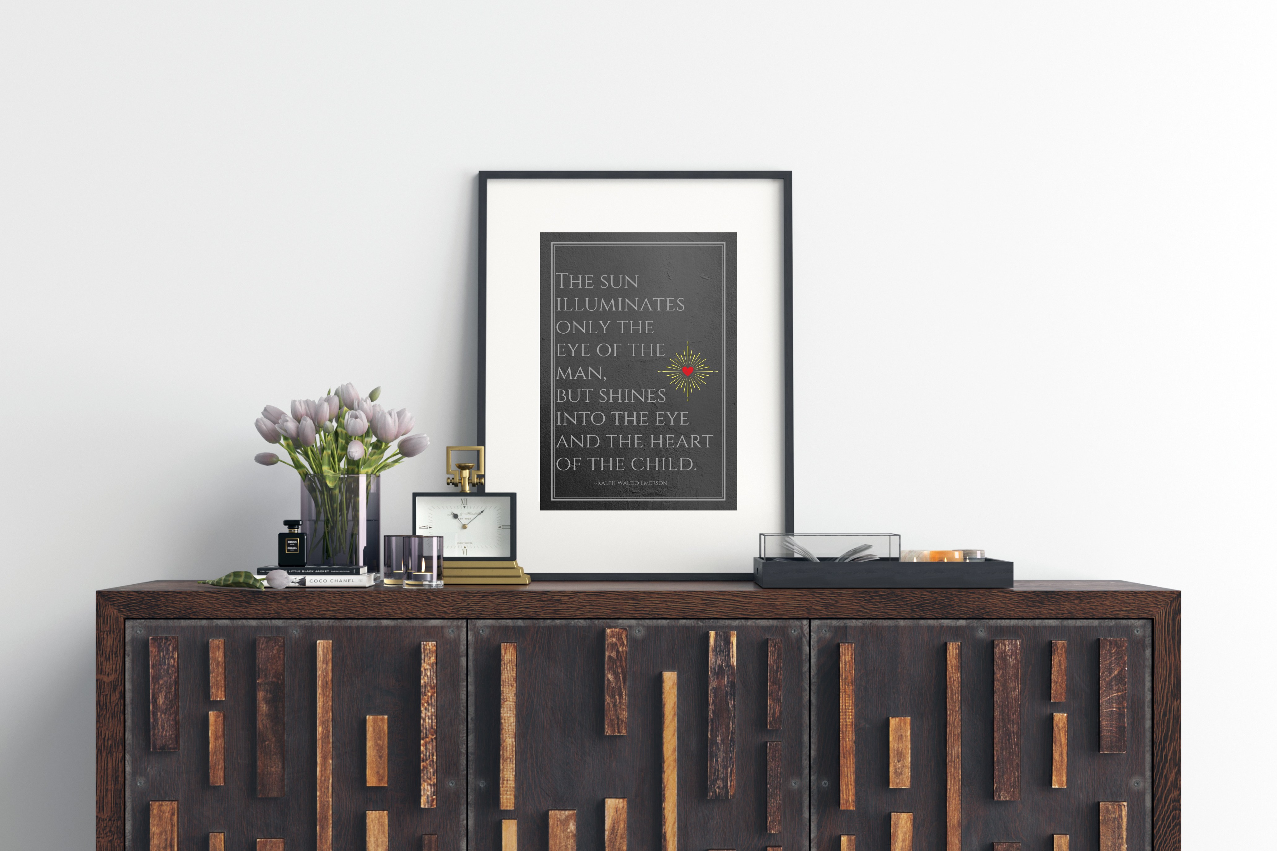 Ralph Waldo Emerson Quote Print: To Inspire Wonder