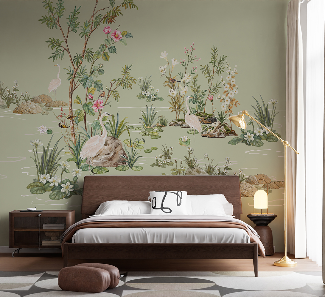 Tranquil Haven of Herons