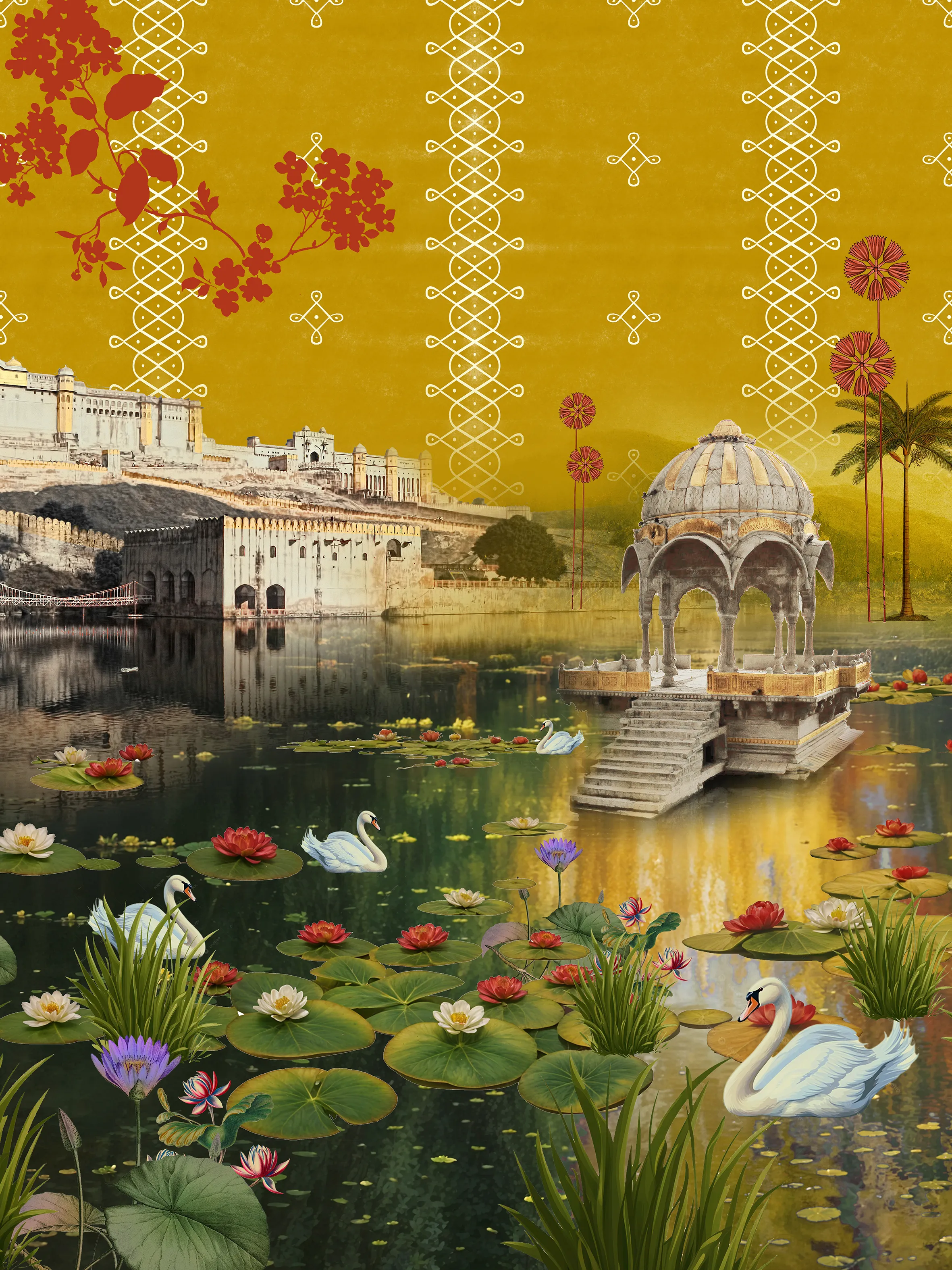 Lotus Lake Serenity