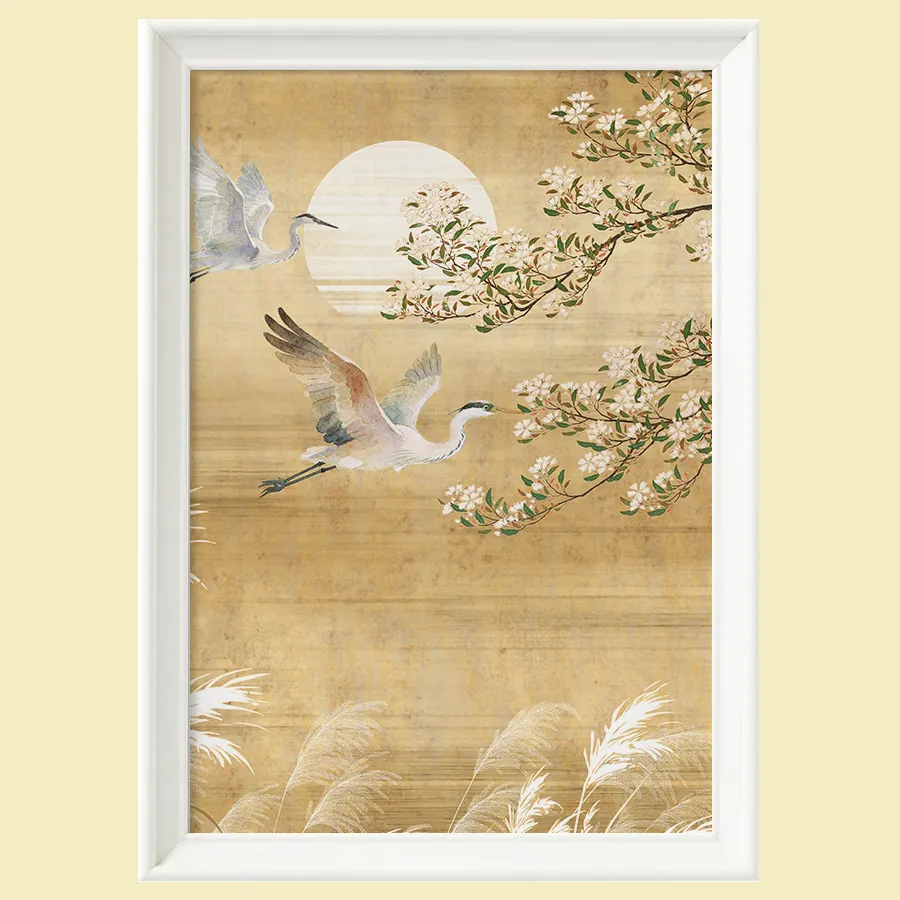 Golden Flight of Cranes
