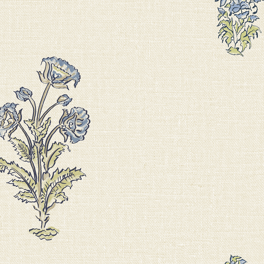 Azure Bloom Elegance