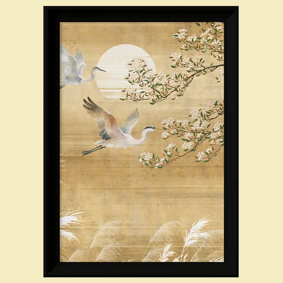 Golden Flight of Cranes