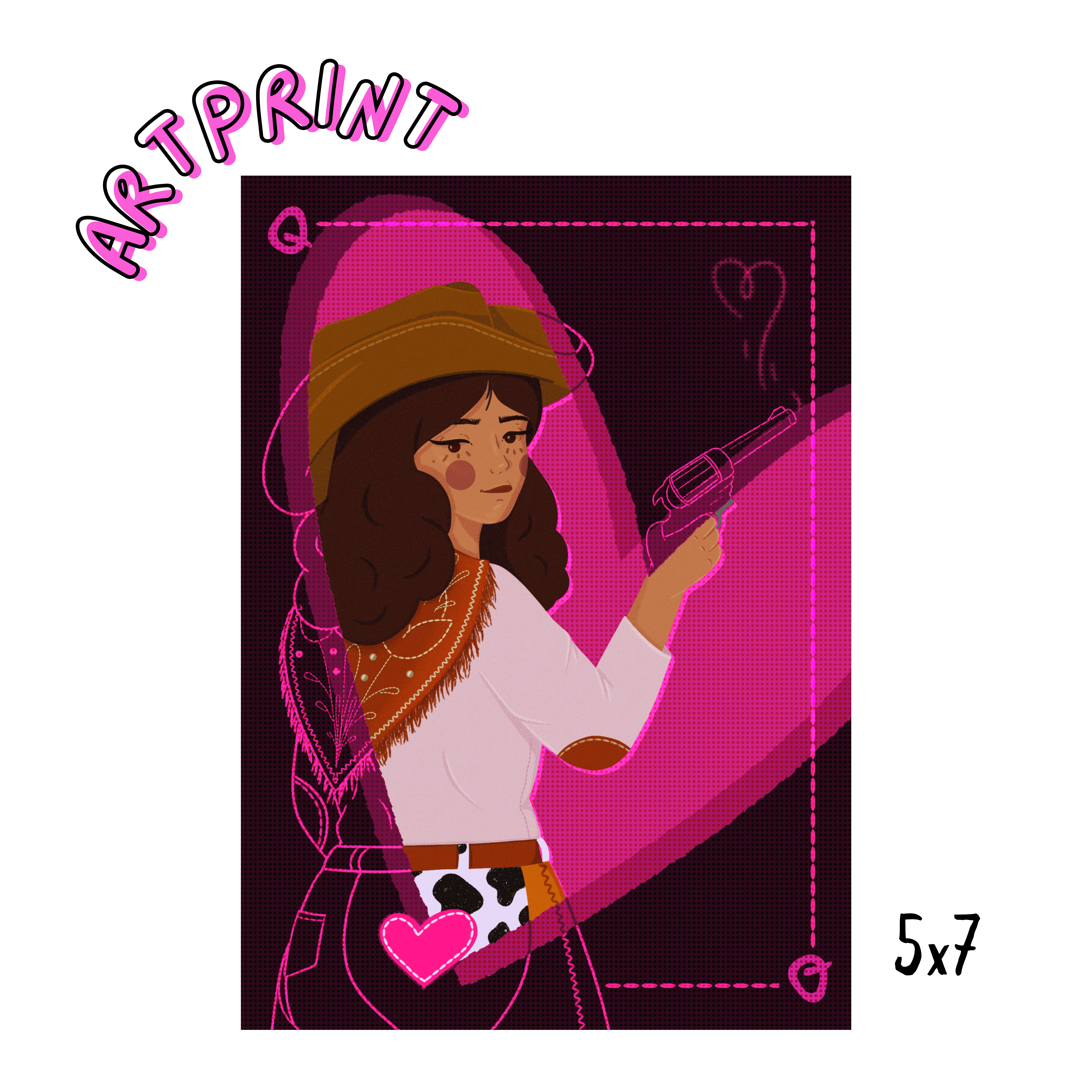 Queen of Hearts — Art Print