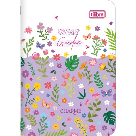 Caderneta Grampeada Mini Charme 32 Folhas