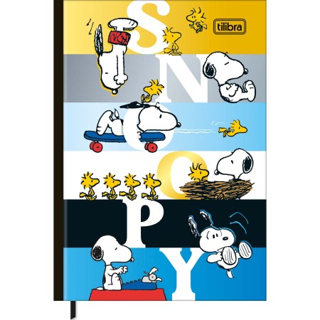 Caderneta Costurada Petit Snoopy 96 Folhas