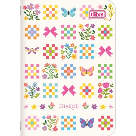Caderneta Grampeada Mini Charme 32 Folhas