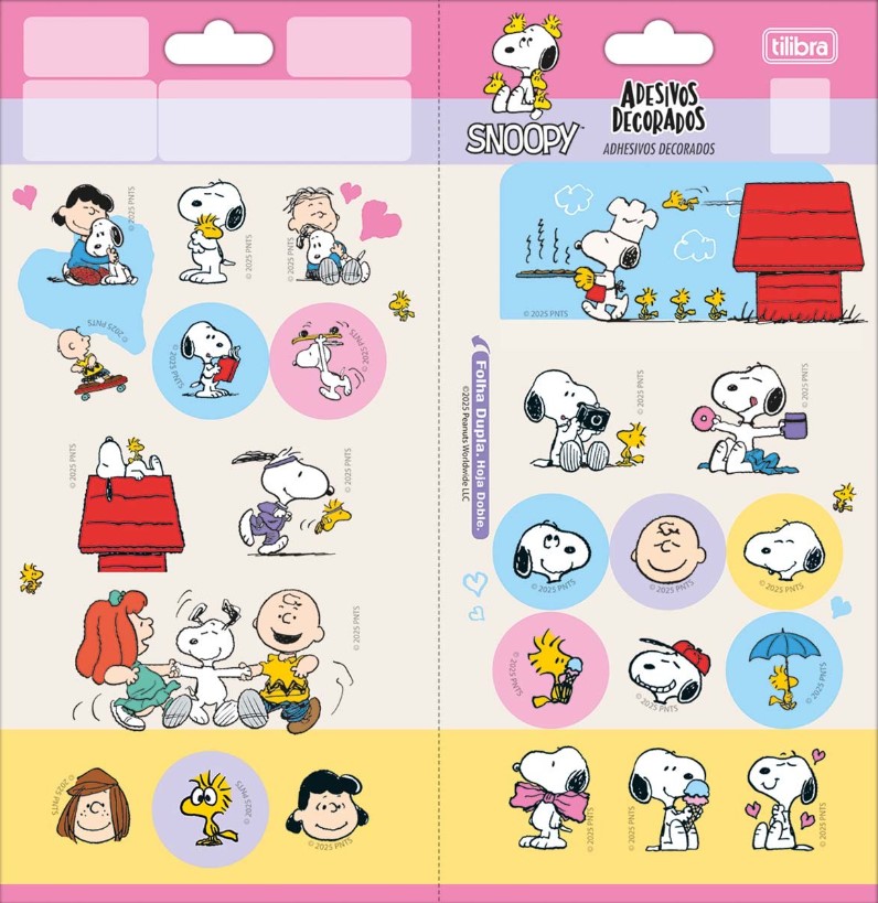 Adesivo Decorado Duplo Snoopy