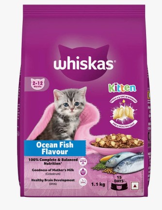 Whiskas Kitten Ocean Fish Flavour 1.1kg