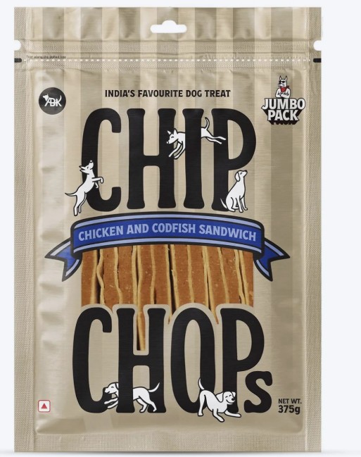 Chip Chops Chicken and Codfish Sandwich