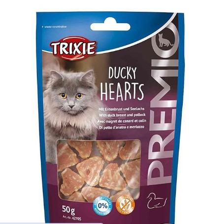 Trixie Ducky Hearts Cat Treats