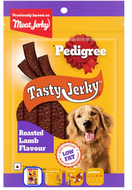 Pedigree Tasty Jerky Roasted Lamb