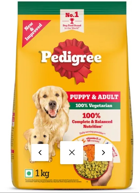 Pedigree Vegetarian Dog Food 1kg