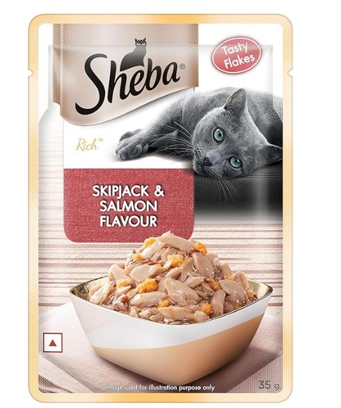 Sheba Skipjack & Salmon Flavour Cat Food