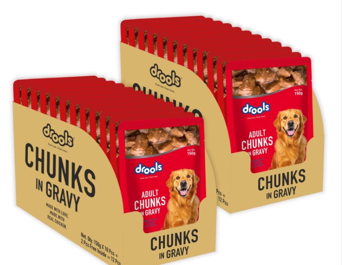 Drools Chunks in Gravy Dog Food