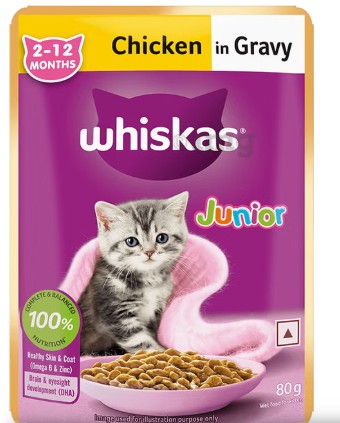 Whiskas Junior Chicken in Gravy