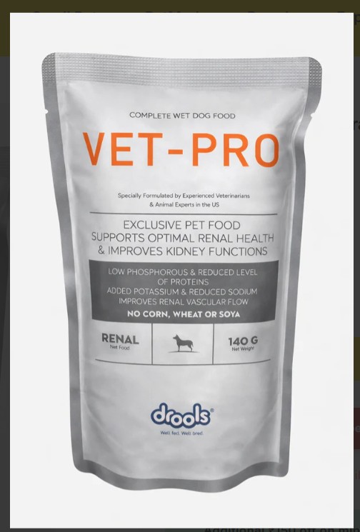 VET-PRO RENAL DOG FOOD 140G