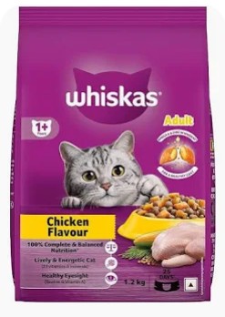 Whiskas Adult Cat Food Chicken Flavour