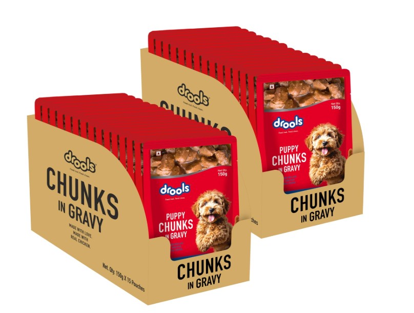Drools Puppy Chunks in Gravy