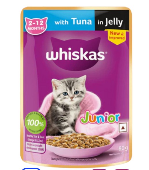 Whiskas Junior Tuna in Jelly Cat Food