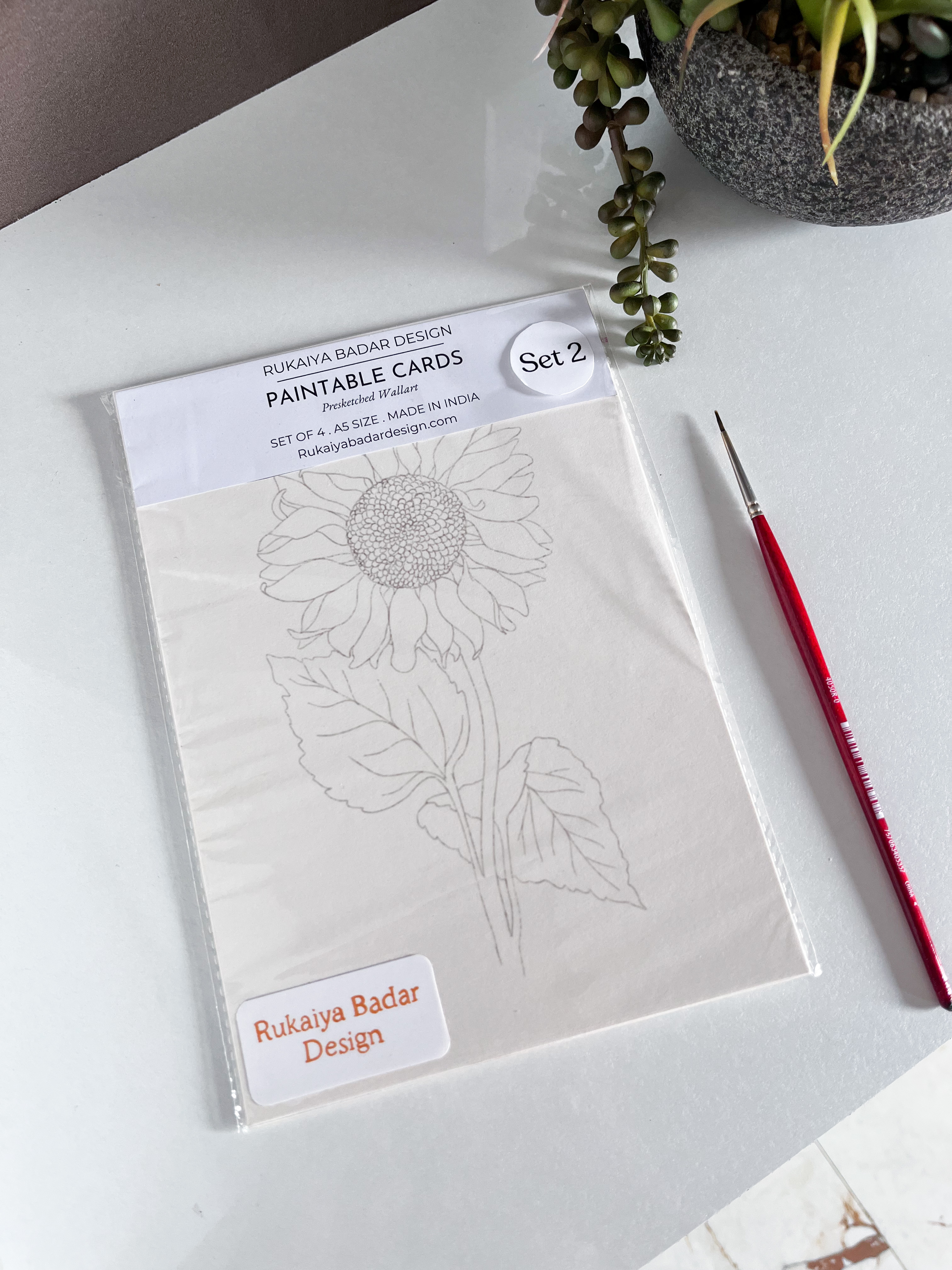 Paintable Art Sheets(Set- 2)
