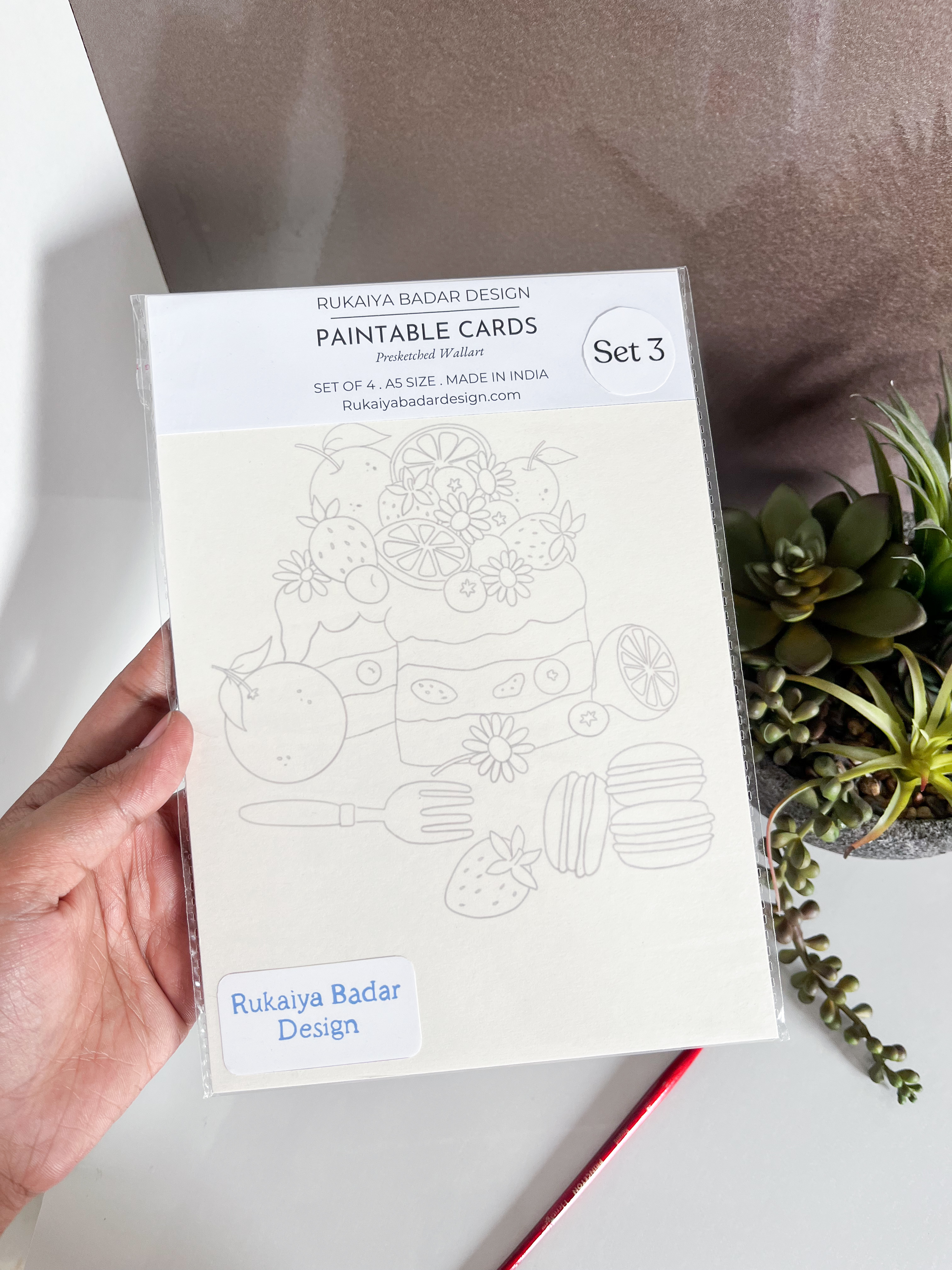 Paintable Art Sheets(Set- 3)