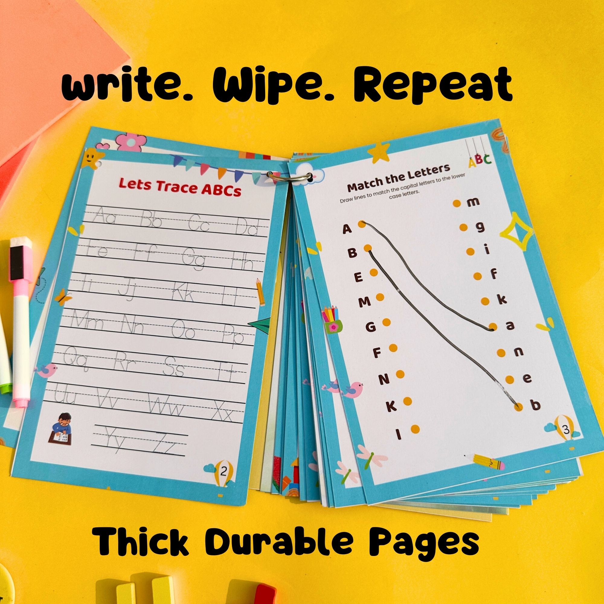 Write & Wipe Phonics Workbook