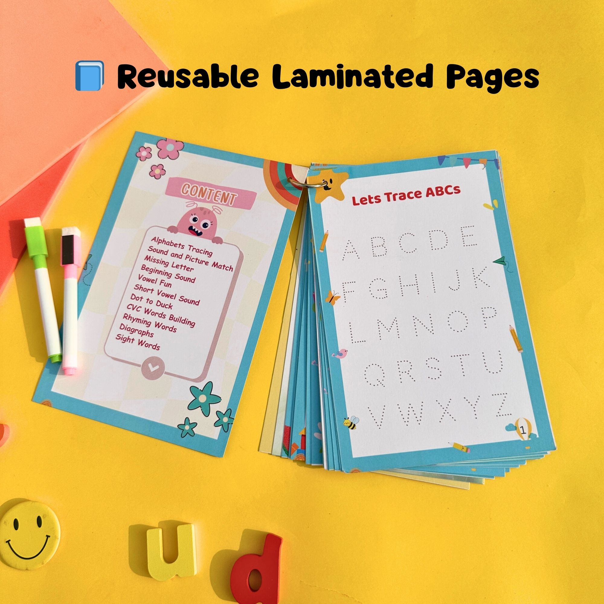 Write & Wipe Phonics Workbook