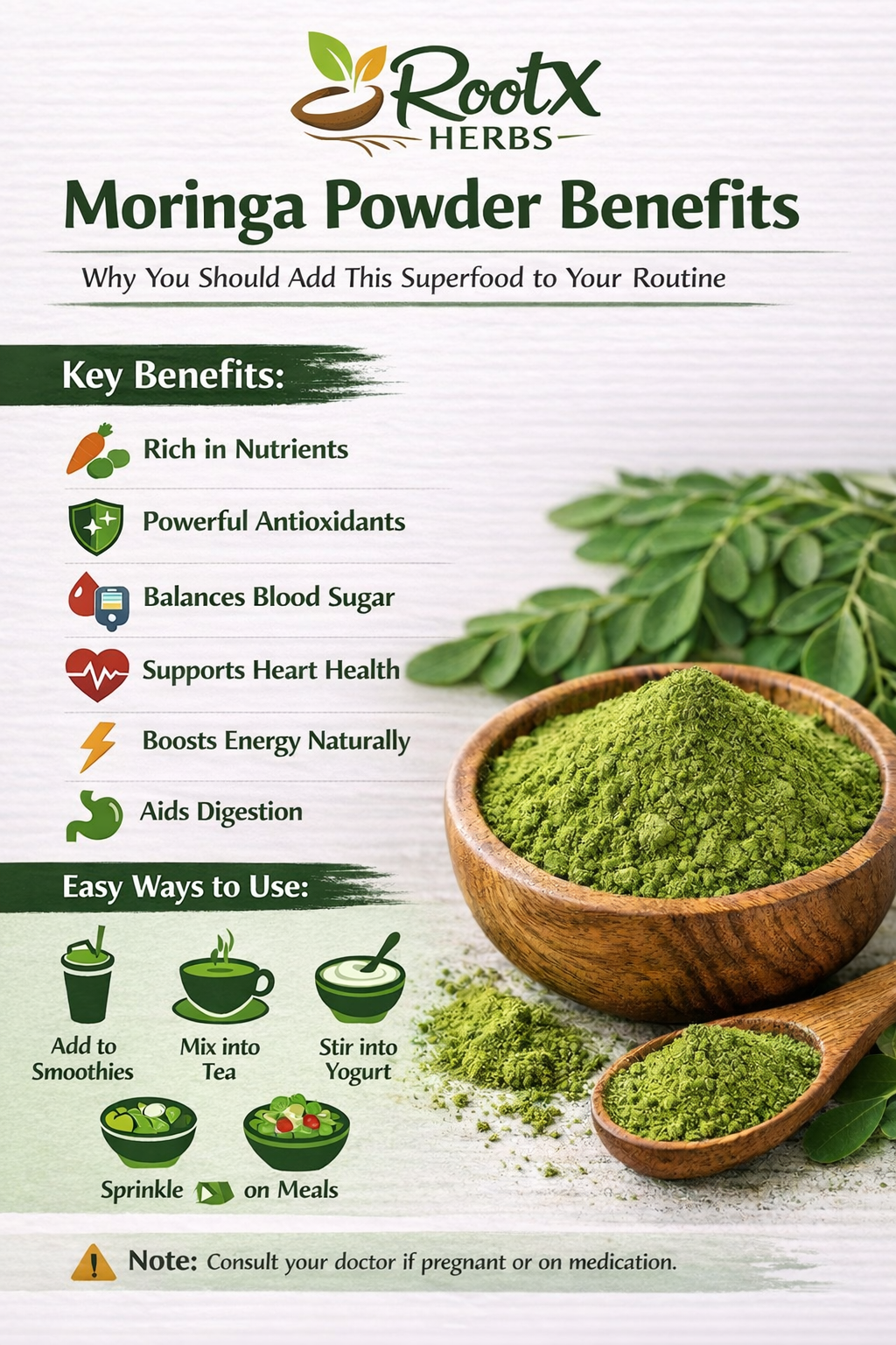 Moringa Organic Superfood Powder