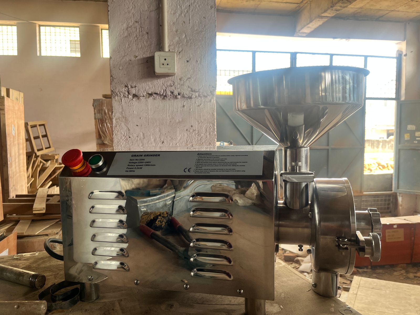 Automatic Commercial Stainless Steel Grinder