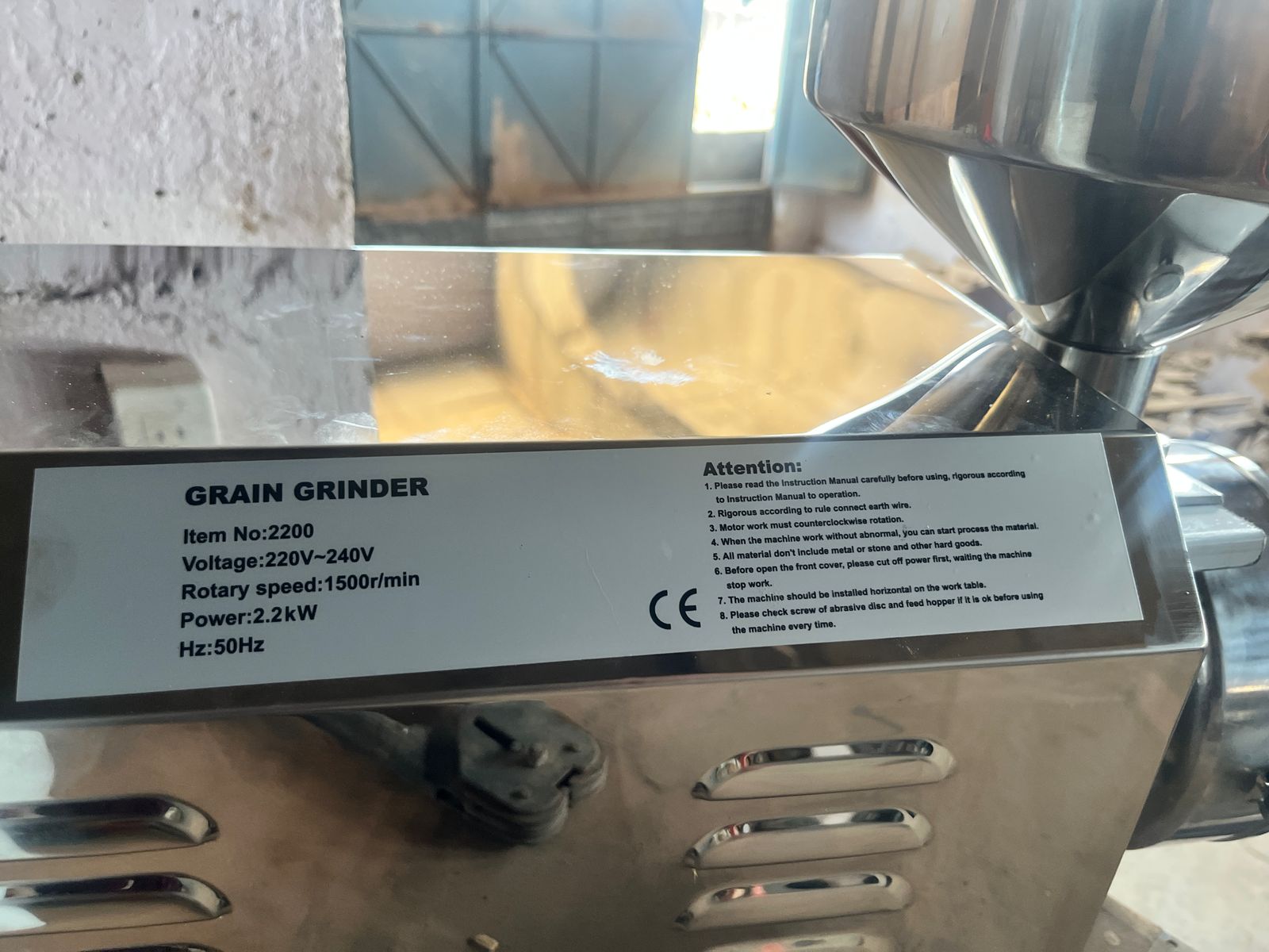Automatic Commercial Stainless Steel Grinder