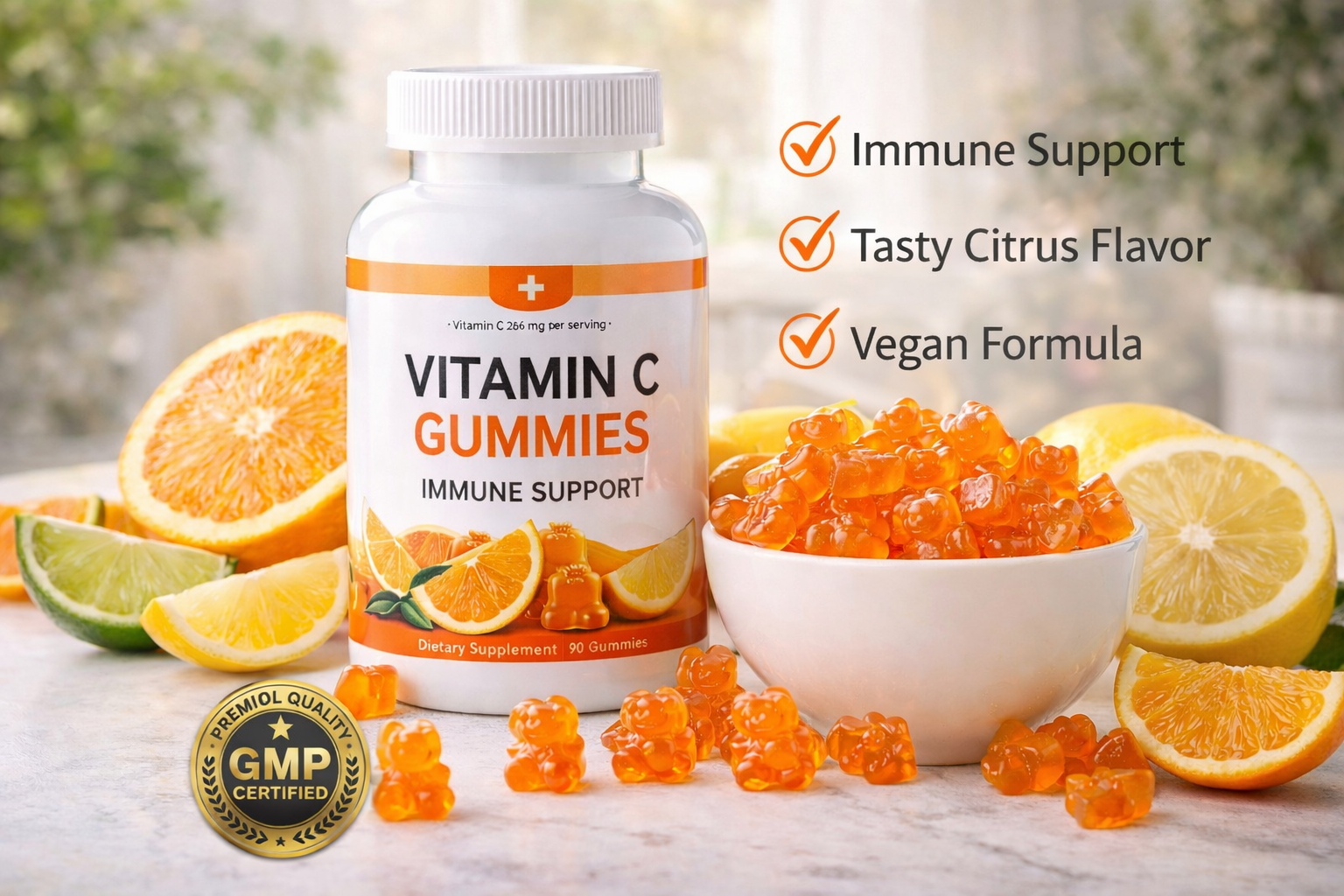Vitamin C Gummies – Premium Immune Support