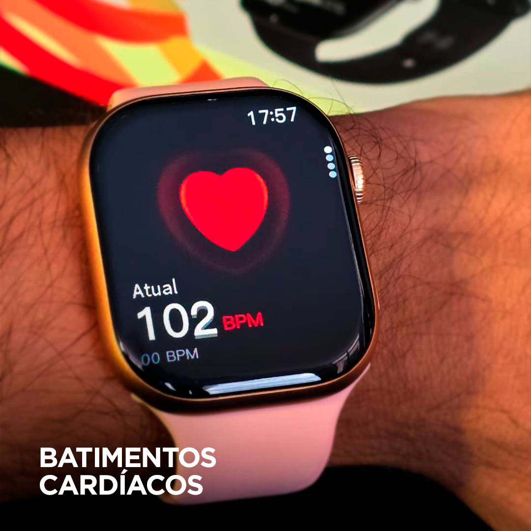 Smartwatch Microwear S11 Pro Série 11: Responde WhatsApp, Tela AMOLED de 2.07" e 2GB de Memória