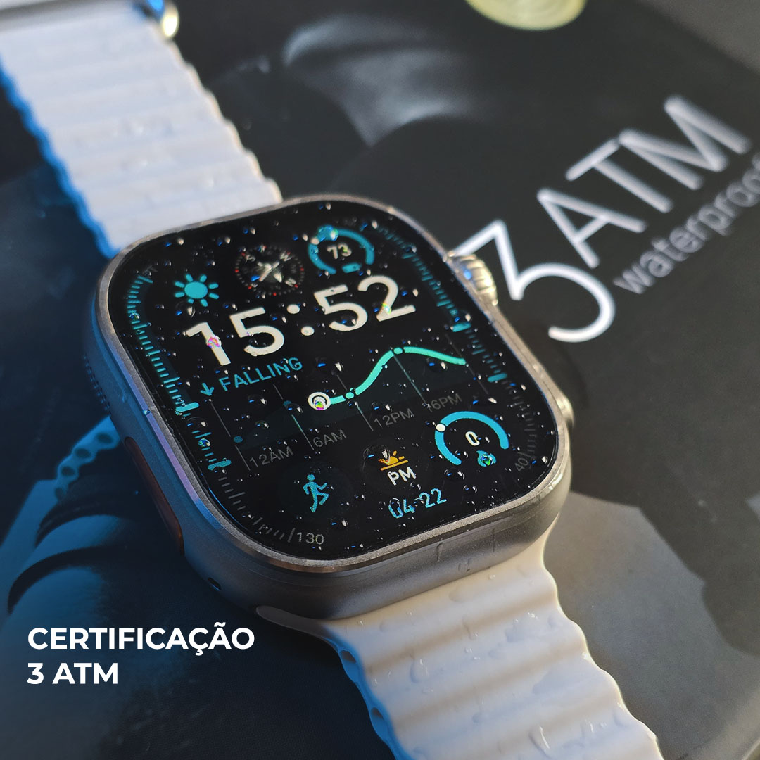 Smartwatch Microwear U4 PRO: Blindagem 3ATM, 1GB de Memória e Respostas de WhatsApp por Voz