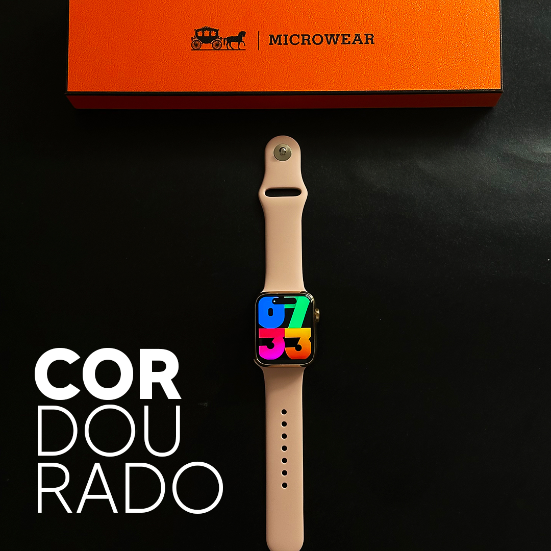 Smartwatch Microwear W59 Mini 2ª Geração: Design Slim 41mm, Função 2 Gestos e Interface Série 9