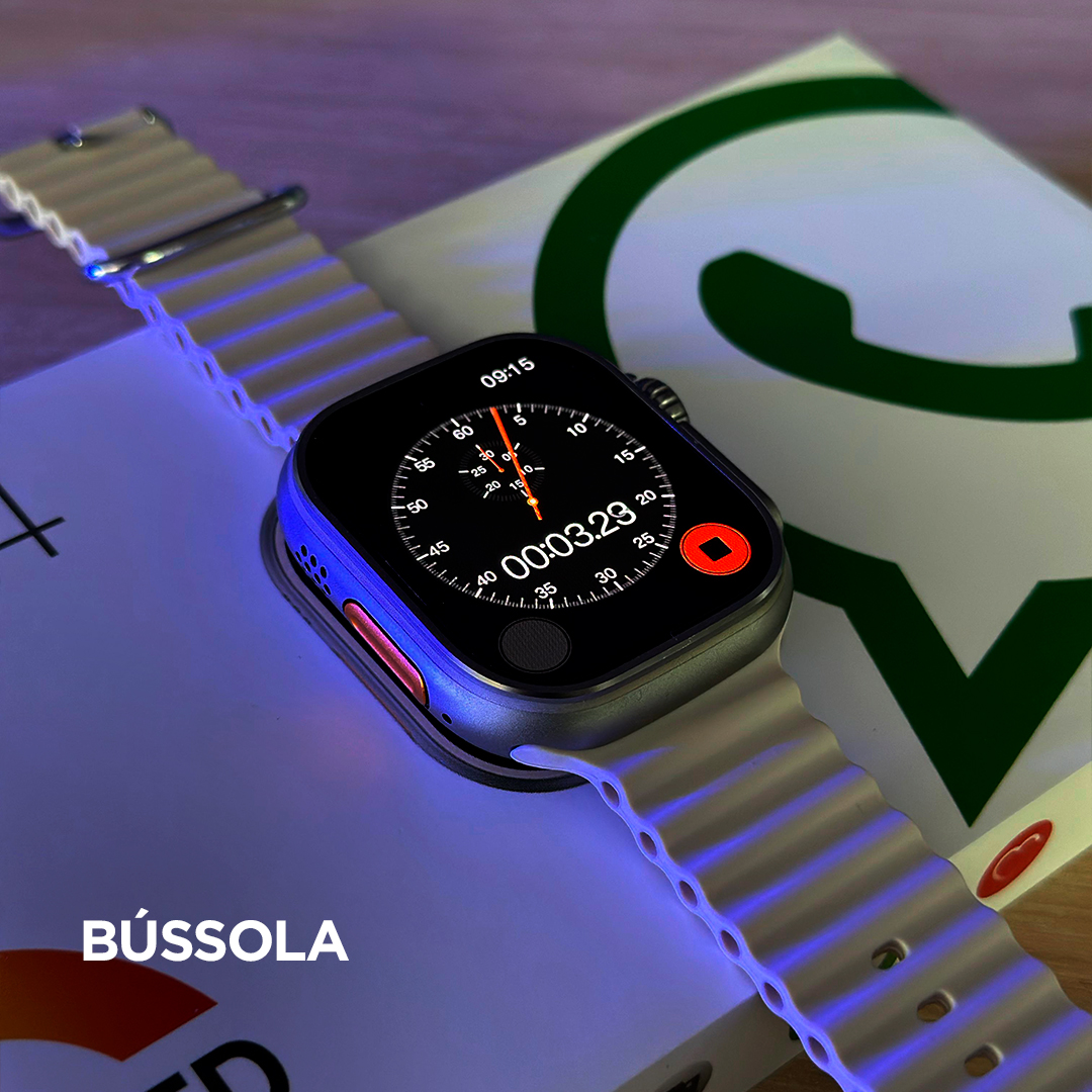 Smartwatch Microwear U4 Plus Série 10: Tela AMOLED de 2.04", Bateria de Longa Duração e NFC