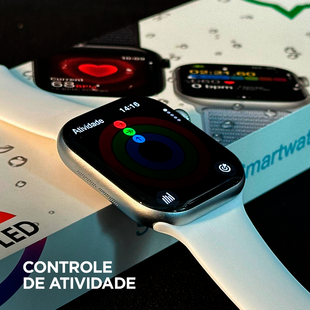 Smartwatch Microwear W11 Pro Série 11: Responde WhatsApp, Tela AMOLED Retina e 1GB de Memória Interna